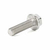 Picture of M5-0.8 x 20mm Flanged Hex Head Bolts Flange Hexagon Screws, Stainless Steel 18-8 (304), Plain Finish, 40 PCS