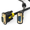 Picture of VGA Cable 6Feet,SHD VGA to VGA Monitor Cable HD15 SVGA for PC Laptop TV Projector Black and Yellow Color