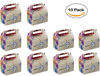 Picture of Hammont Paper Treat Boxes - Party Favors Treat Container Cookie Boxes Cute Designs Perfect for Parties and Celebrations 6.25" x 3.75" x 3.5" (10 Pack) (Artist)