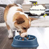 Picture of UPSKY Slow Feeder Small Dog Bowls Non-Slip Puzzle Bowl Feeder Interactive Bloat Stop Dog Bowl Anti-Choking Dog Bowl (Deep Blue)