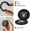 Picture of N / A 2Pcs for Las Vegas Raiders Car Cup Holder Insert Coaster, 2.75 Inch Football Team Logo Anti Slip Silicone Car Mat Fit All Vehicles