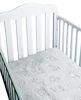 Picture of Snoozy Snoozy Waterproof Quilted Fleece Crib Pad, 28"x 52", White, Bear Pattern (CAT-SPINP2852)