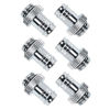 Picture of CSNSD Tube Connector 6PCS G1/4 to 3/8Inch Barb Fitting for Soft Tubing PC Water Cooling System Silver