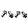 Picture of CSNSD Tube Connector 6PCS G1/4 to 3/8Inch Barb Fitting for Soft Tubing PC Water Cooling System Silver