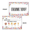 Picture of Kids Fill in The Blank Thank You Cards, 25 Thank You Cards Kids With White Envelopes, Fun Gender Neutral Thank You Notes For Birthday Party, Event or Holiday Use.