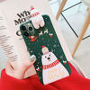 Picture of Topwin Christmas Case for iPhone 11 Pro Max, Merry Christmas Soft Silicone TPU 3D Cute Snowman Santa/Elk Pattern Pretty Cute Premium Flexible Protective Case for Apple iPhone 11 Pro Max 6.5' (Green)