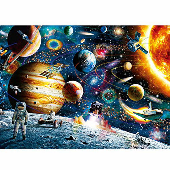 Picture of Jitek Jigsaw Puzzle 1000 Piece for Adult, Large Puzzle Game Artwork for Adults and Kids, Educational Intellectual Family Fun Game (Space Traveler)