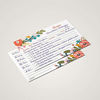 Picture of Jot & Mark Floral Recipe Cards 4x6 | Double Sided Thick Cardstock, 50 Count (Garden Floral)