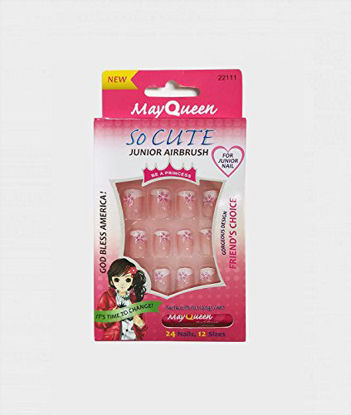 Picture of Beautia 3pack 72Tips So Cute Artificial False Fake Junior Nail with Glue for Kids (22113/22013/22111)