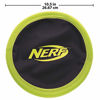 Picture of Nerf Dog Tire Flyer Dog Toy, Frisbee, Lightweight, Durable and Water Resistant, Great for Beach and Pool, 10 inch Diameter, for Medium/Large Breeds, Single Unit, Green