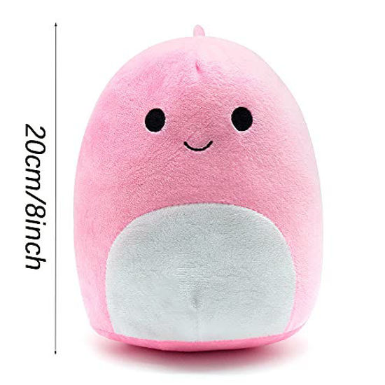 Picture of GRTLPOK Cute Plush Dinosaur Stuffed Animal Plush Toy Pillow Doll Plush Baby Stuffed Toy Soft Lumbar Back Cushion Gift for Kids and Girlfriend(Pink)