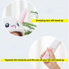 Picture of Fox Claw Rabbit Hat Ear Moving Jumping Hat Christmas Funny Plush Girl Hats Party Cosplay Holiday Hats Cute Hats for women White