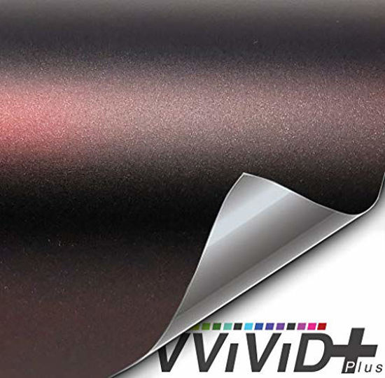 Picture of VViViD+ Matte Demon Black Premium Vinyl Wrap Film (1/2ft x 5ft)