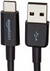 Picture of Amazon Basics USB Type-C to USB-A 2.0 Male Charger Cable, 9 Feet (2.7 Meters), Black