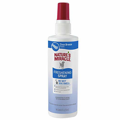 Picture of Nature's Miracle Freshening Spray for Dogs Clean Breeze Scent 8 Ounces, Helps Neutralize Pet Odors