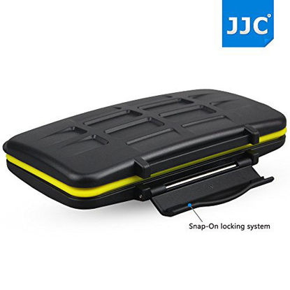 Picture of JJC MC-SD12 Water Resistant Holder Storage Memory Card Case fits 12 SD Cards