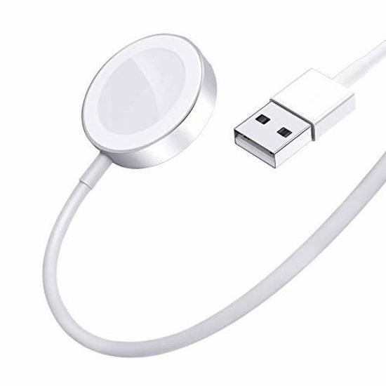 Picture of Watch Charger Magnetic Charging Cable,Automatic adsorption Fast Charging Charger Compatible with Apple Watch Series 6/SE/5/4/3/2/1 (38mm 40mm 42mm 44mm).