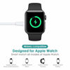 Picture of Watch Charger Magnetic Charging Cable,Automatic adsorption Fast Charging Charger Compatible with Apple Watch Series 6/SE/5/4/3/2/1 (38mm 40mm 42mm 44mm).