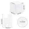 Picture of PH PandaHall Little Kraft Gift Candy Box Bulk 1.5x1.5x1.5inch Small Kraft Gift Box, Mini White Paper Candy Box Soap Box Square Cardboard Earring Ring Small Jewelry Favor Treat Boxes, 30 Pack