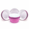 Picture of Gifbera Standard Pink Foil Cupcake Liners Wrappers Baking Cups 200 Count, Pink