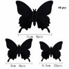 Picture of 3D Butterfly Wall Decor, 48PCS Removable Mural Stickers Wall Stickers Decal for Home and Room Decoration (Black)