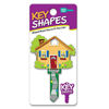 Picture of Lucky Line Key Shapes, Home, House Key Blank, LW, 1 Key (B105L)