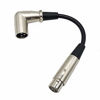 Picture of MMNNE 10 Inch Right Angle XLR Male to XLR Female Patch Cable