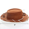 Picture of GIFTEXPRESS Felt Cowboy Hat - CHILD, Western Cowgirl Hat Rodeo Style Costume (Brown)