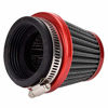 Picture of HIAORS 48mm to 50mm Air Intake Filter Cleaner for Honda CB 250 Yamaha DT250 DT250MX Suzuki GS250 GS250T Kawasaki Ninja 250 300 Sport Motorcycle ATV Scooters Moped Red