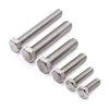 Picture of Glvaner 1/4-20 Thread Size 1-1/2 inch Thread Length Hex Bolt 25 pcs Stainless Steel 304 (18-8) Full Thread Coverage