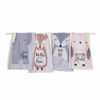 Picture of NoJo Olivia The Owl - Pink, White & Black Knit Shaped Baby Blanket - You are Loved, Pink, White, Black