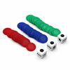 Picture of Left Right Center Dice Game Set with 3 Dices& 36 Chips - Colorful