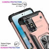 Picture of IKAZZ Galaxy A51 4G Case with Screen Protector,Dual Layer Soft Flexible TPU and Hard PC Cover Anti-Slip Full-Body Rugged Protective Phone Case with Kickstand for Samsung Galaxy A51 4G Rose Gold