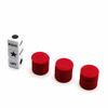 Picture of Annietfr Left Right Center Dice Game Set with 3 Dices + 36 Chips (Red)