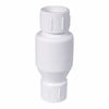 Picture of Midline Valve PVC Inline Check Valve for Backflow Prevention 1-1/2'' Solvent Connections White Plastic (4I2T112)