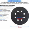 Picture of 5 Inch 8 Hole Sander Replacement Pad for DeWalt & Makita - Fit D26451,D26453,DW421,DW423, DW4388,DW6423 & 382 343 & 151281-08