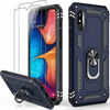 Picture of Galaxy A10e Case with Glass Screen Protector,(NOT for S10e),Military Grade 16ft. Drop Tested Cover with Magnetic Ring Kickstand Car Mount,Protective Phone Case for Samsung Galaxy A10e Blue