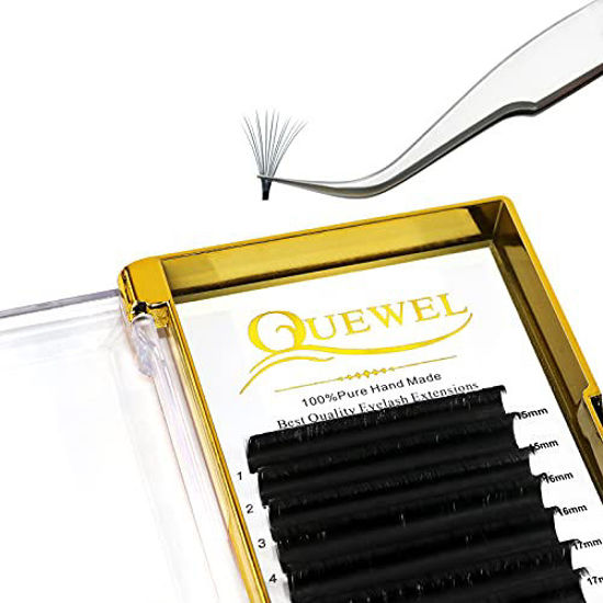 Picture of Volume Eyelash Extensions 0.07 D Curl Mix-15-20mm Volume Lashes 2D-20D Easy Fan Lash Self Fanning|0.03/0.05/0.07/0.10/0.12 C/D Single 8-25mm Mix 8-15 9-16 15-20 20-25|0.07 D Mix-15-20mm