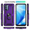 Picture of SKTGSLAMY for OnePlus Nord N200 5G Case,with Screen Protector,[Military Grade] 16ft. Drop Tested Cover with Magnetic Kickstand Car Mount Protective Case for OnePlus Nord N200 5G (Purple)