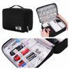 Picture of Electronic Organizer Travel Universal Cable Organizer Electronics Accessories Cases for Cable, Charger, Phone, USB, SD Card