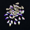 Picture of 100pcs Drop Shape 3d Nail Design Flatback Ab Rhinestones for Nail art Dekor 3 Size Mix