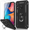 Picture of MERRO Galaxy A20 Case with Screen Protector,Galaxy A30 Cover Pass 16ft Drop Test Military Grade Shockproof Protective Phone Case with Magnetic Kickstand for Samsung Galaxy A20/A30 Black