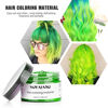 Picture of Green Temporary Hair Dye Wax Natural Instant Hair Color Wax Pomades 4.23 oz ,Hair Styling Clay for Party, Cosplay , Halloween,Christmas