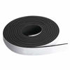 Picture of Neoprene Foam Strip Roll by Dualplex, 1" Wide x 10' Long x 1/16" Thick, Weather Seal High Density Stripping with Adhesive Backing - Weather Strip Roll Insulation Foam Strips