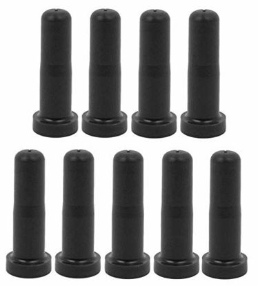 Picture of Leggett & Platt Bedframe 1/2" Wheel/Caster Socket Sleeve Plastic Inserts/Plugs/Caps - Set of 9