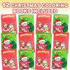 Picture of ArtCreativity Christmas Coloring Books for Kids, Pack of 12, 8.25 Inch x 11 Inch Big Booklets, Fun Christmas Treats Prizes, Favor Bag Fillers, Birthday Party Supplies, Art Gifts for Boys and Girls