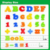 Picture of Magnetic Letters Numbers Alphabet ABC 123 Fridge Magnets Plastic Toy Set for Kids Educational Toys Preschool Learning Spelling Counting Uppercase Lowercase Math Symbols for Toddlers 3 Years Old & Up