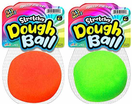 Picture of Fun a Ton Stretchy Balls Stress Relief (2 Units) Soft Dough Stress Ball Pull and Stretch. Hand Therapy or Sensory Fidget Toy, Squishy Anxiety Relaxing Toy. | F-401-2s