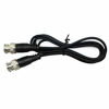 Picture of ANVISION 4-Pack Black 1m 3.3ft BNC Male to BNC Male Jumper Cable with Black Connector for CCTV DVR to TV System