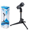 Picture of Universal Desktop Microphone Stand Adjustable MIC Tabletop Stand with Spring-Loaded Microphone Clip Such as Sm57 Sm58 Sm86 Sm87